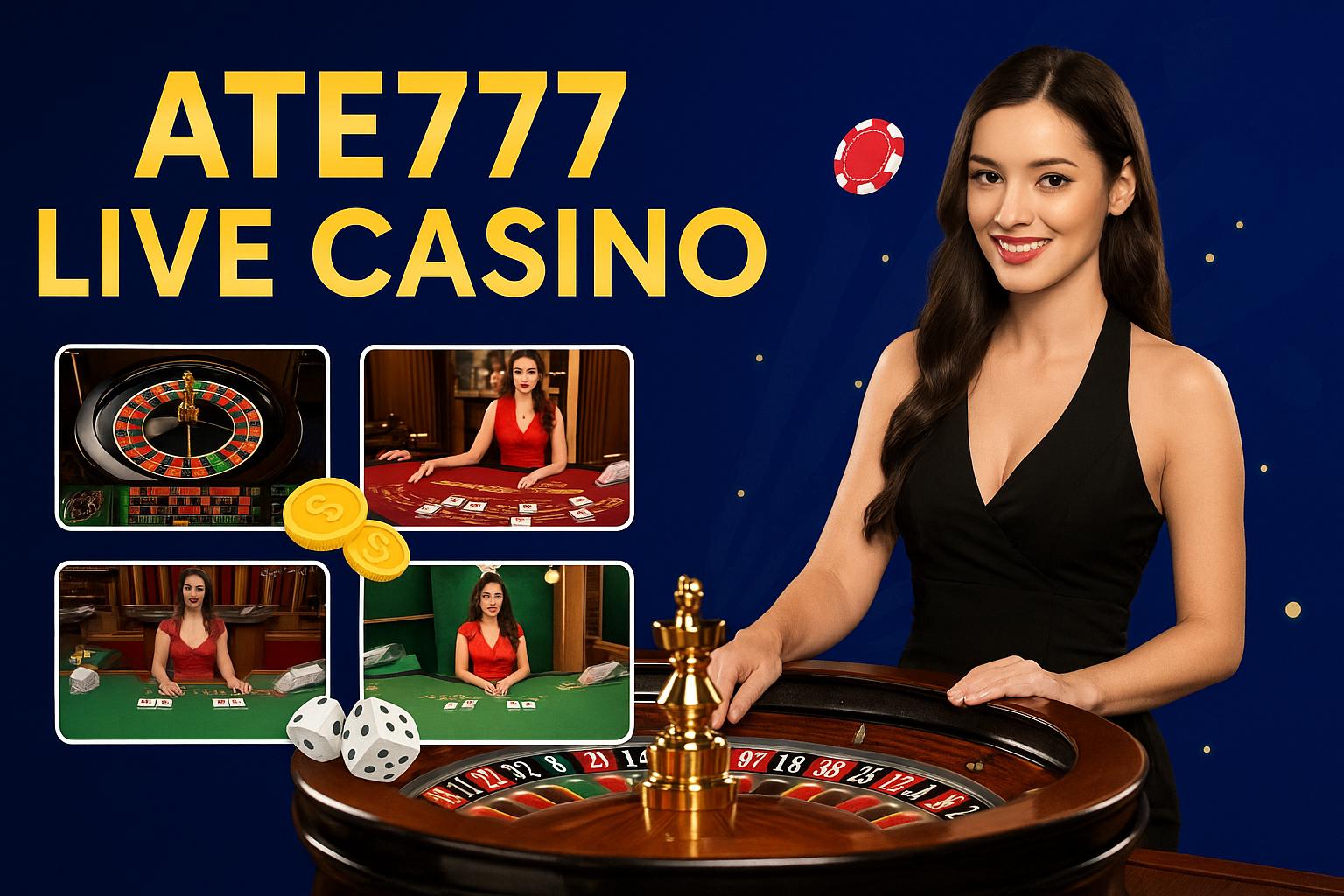 O ATE777 Live Casino lança promoções regularmente