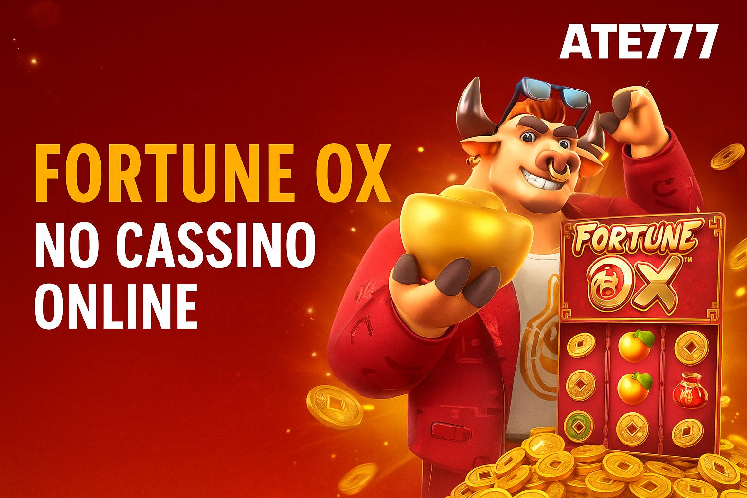 Fortune Ox no ATE777 - Aposte Agora e Reivindique Seus Ganhos